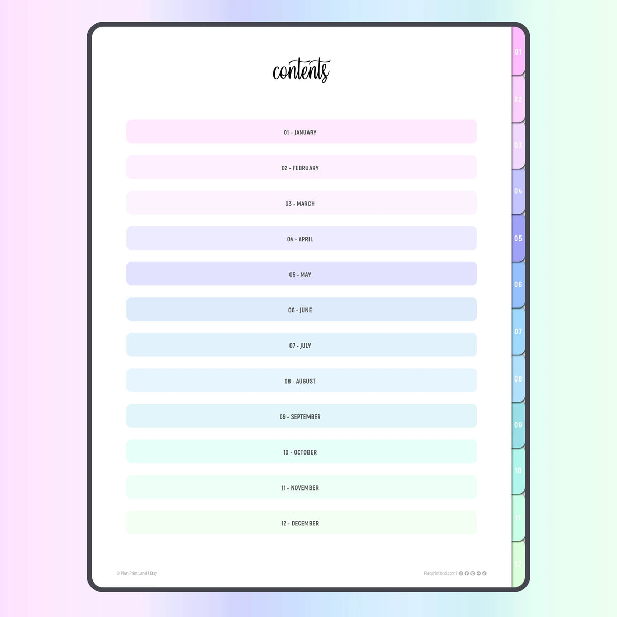 Digital Tarot Journal-goodnotes Tarot Planner-pdf Tarot Journal