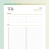 To Do List Printable - Forrest