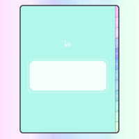 Digital Graph Paper Notebook - Section Divider