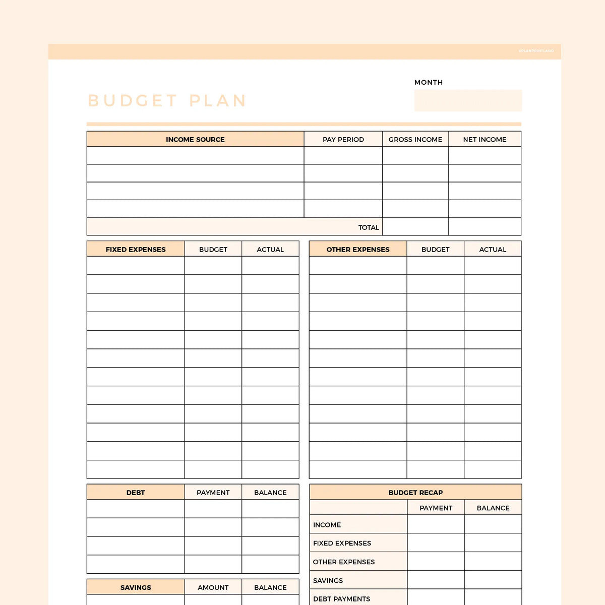 Editable Budget Planner Template Instant Download Fillable PDF A4 editable-budget-planner-template-instant-download-fillable-pdf-a4