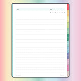 Notability Notebook - Lined Digital Journal