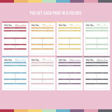 Nurse Planner Printable