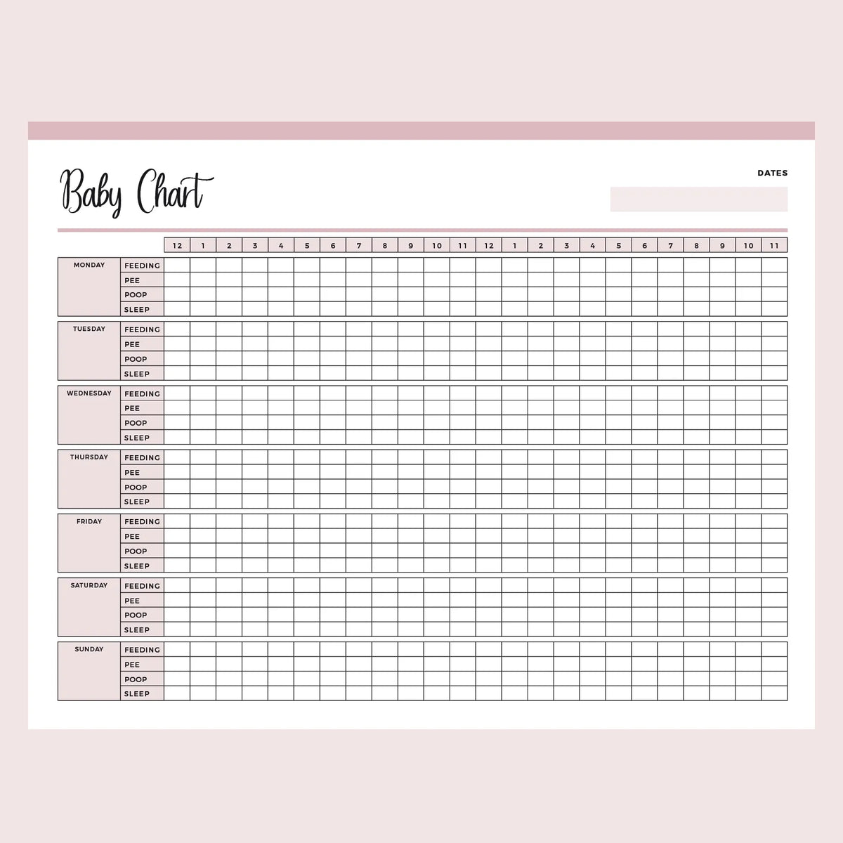 Baby pee best sale and poop tracker