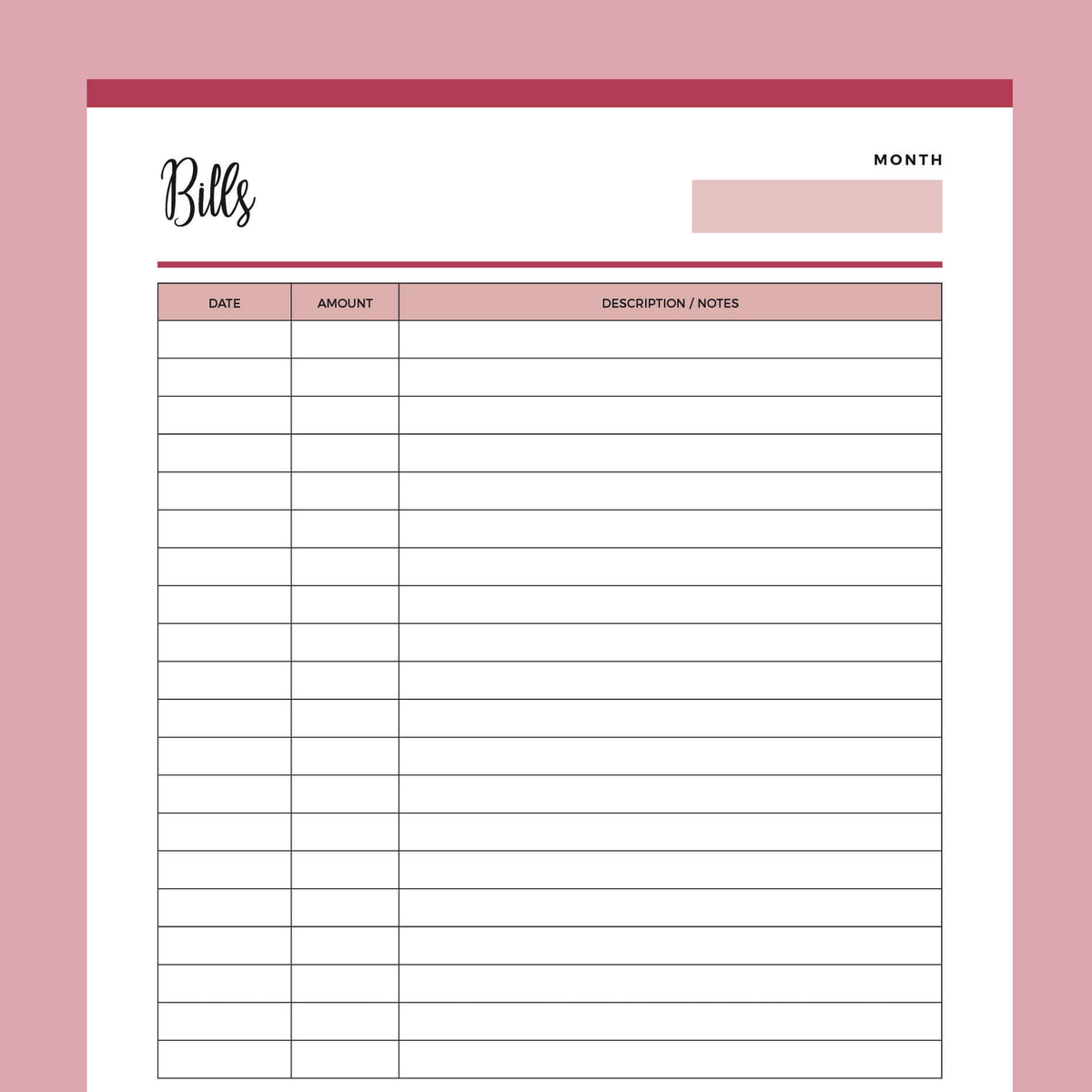 printable-bill-payment-record-instant-download-pdf-us-letter-a4-plan-print-land for Bill Payment Template Free Printable Printable Bill Payment Record | Instant Download PDF | US Letter & A4 – Plan Print Land for Bill Payment Template Free Printable
