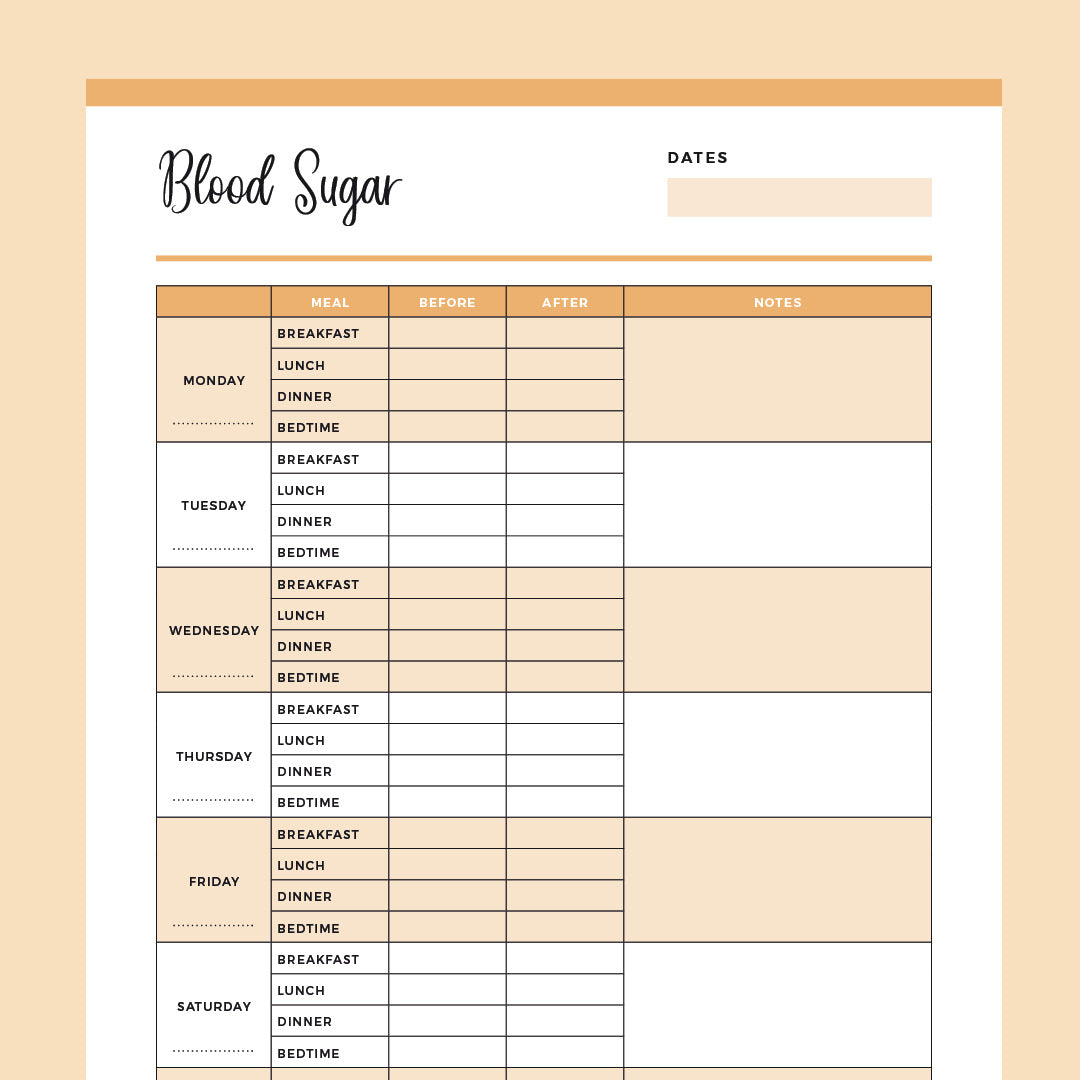 printable-blood-sugar-chart-instant-download-pdf-easy-download-plan-print-land for Blood Sugar Chart Printable Free Printable Blood Sugar Chart | Instant Download PDF | Easy Download – Plan Print Land for Blood Sugar Chart Printable Free