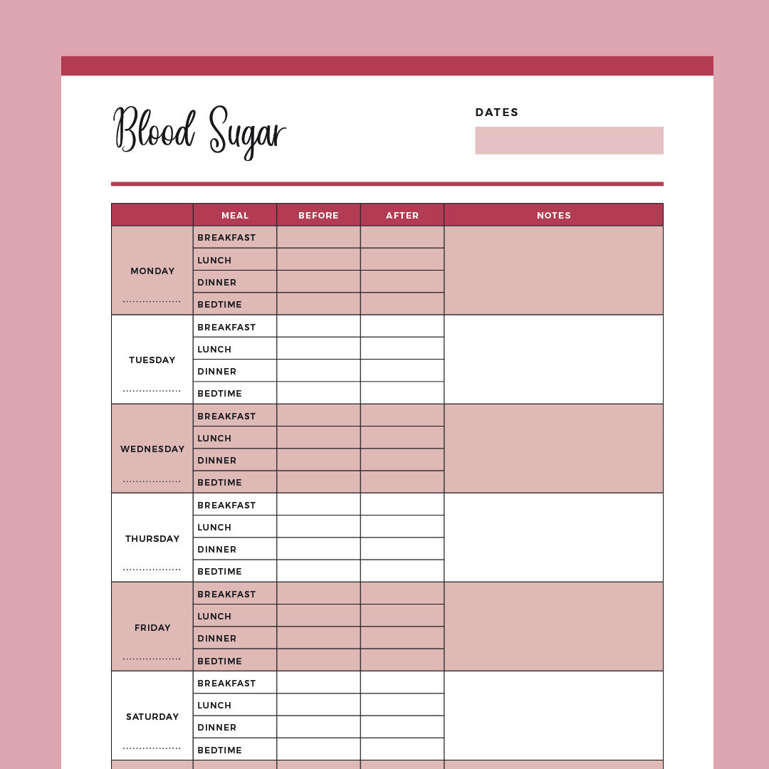 printable-blood-sugar-chart-instant-download-pdf-easy-download-plan-print-land for Free Printable Pdf Blood Sugar Log Printable Blood Sugar Chart | Instant Download PDF | Easy Download – Plan Print Land for Free Printable Pdf Blood Sugar Log