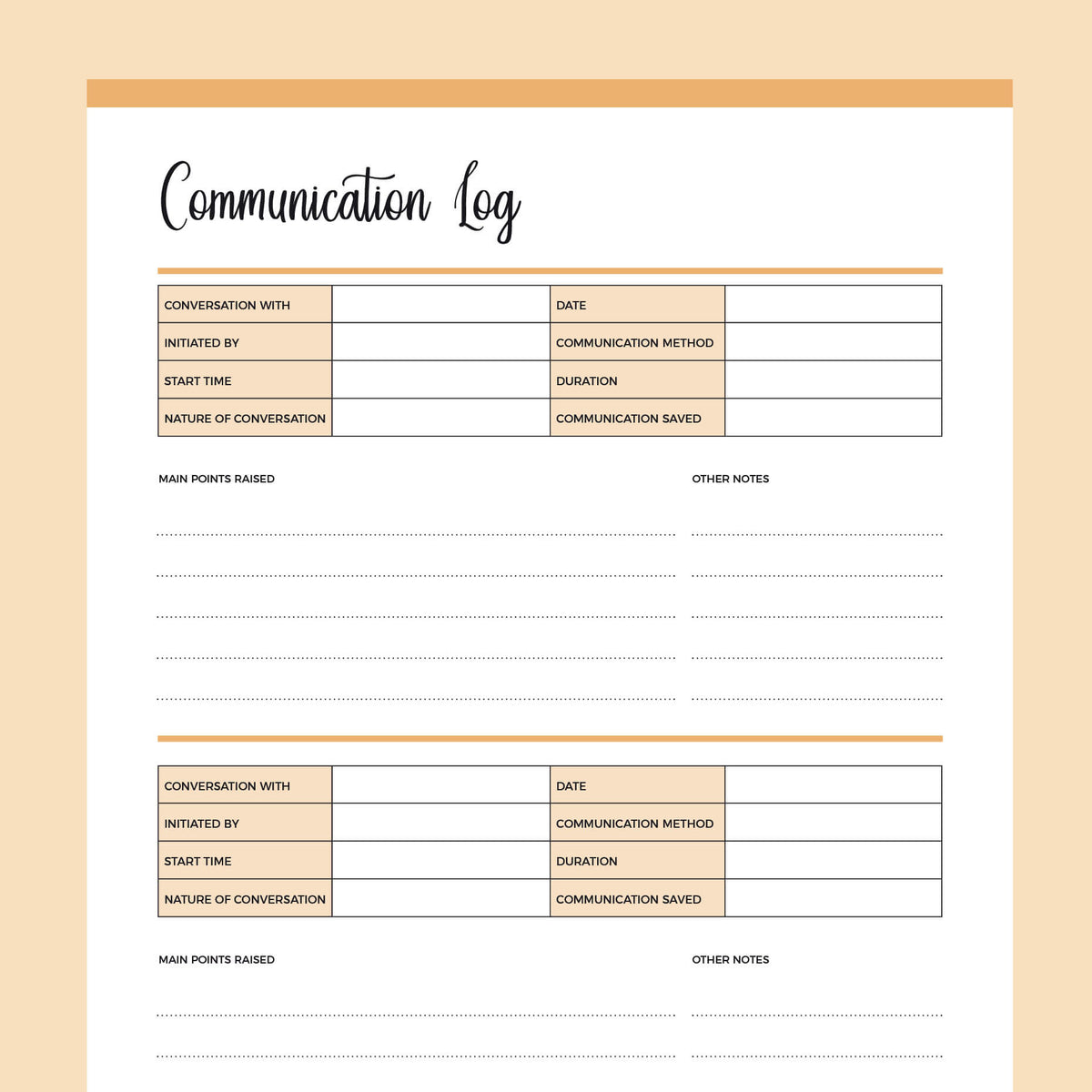 printable-call-log-plan-print-land for Free Printable Phone Call Log Printable Call Log – Plan Print Land for Free Printable Phone Call Log