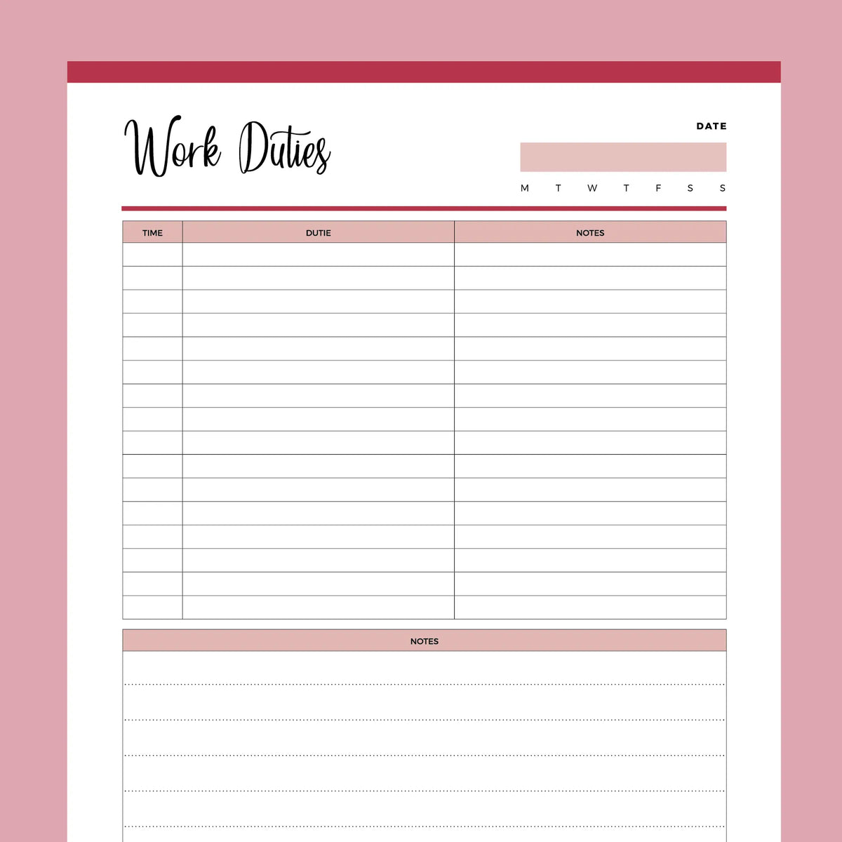 Printable Daily Work Task Planner Plan Print Land printable-daily-work-task-planner-plan-print-land