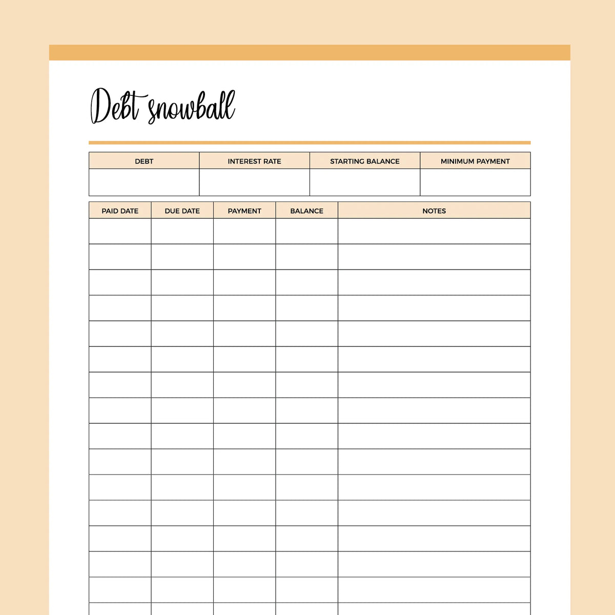 Printable Debt Snowball Tracker Instant Download PDF A4 US Letter Plan Print Land printable-debt-snowball-tracker-instant-download-pdf-a4-us-letter-plan-print-land