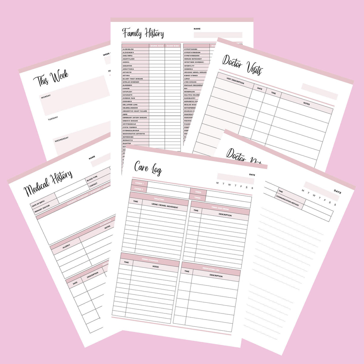 Printable Dementia Care Binder | Instant Download PDF | 52 PAGES – Plan Print Land printable-dementia-care-binder-instant-download-pdf-52-pages-plan-print-land