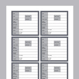 Printable Doggy Report Cards - Grey