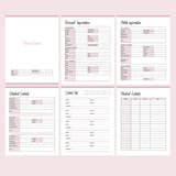 Printable Family Medical Binder - Information and Admin