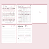 Printable Fitness Planner - Food Journals