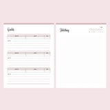 Printable Reading Journal - Quotes and Sketches