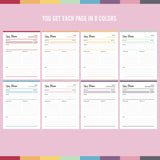 Printable Student Planner Pack - Color Options