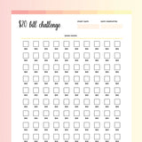 20 Dollar Challenge PDF - Flame Color Scheme