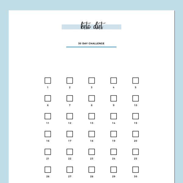 30 Day Keto Diet Challenge A5 | Printable PDF Template – Plan Print Land 30-day-keto-diet-challenge-a5-printable-pdf-template-plan-print-land