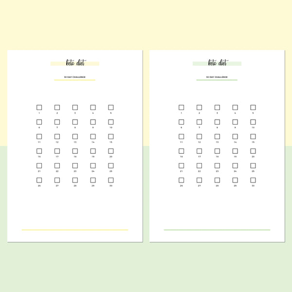 30 Day Keto Diet Challenge A5 | Printable PDF Template – Plan Print Land 30-day-keto-diet-challenge-a5-printable-pdf-template-plan-print-land
