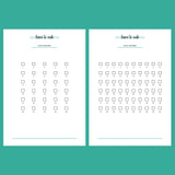 30 Day Learn To Code Challenge A5 | Printable PDF Template – Plan Print ...