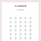 No Processed Foods Challenge - Pink