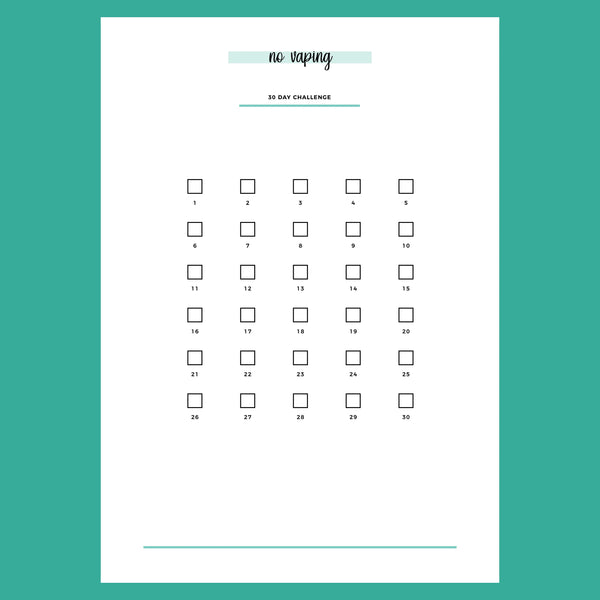 30 Day No Vaping Challenge A5 | Printable PDF Template – Plan Print Land 30-day-no-vaping-challenge-a5-printable-pdf-template-plan-print-land