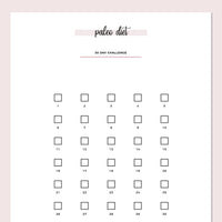 Paleo Diet Challenge - Pink
