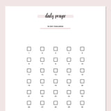 Daily Prayer Challenge - Pink