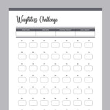 7 Week Weightloss Challenge - Grey
