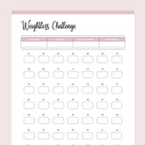 7 Week Weightloss Challenge - Pink