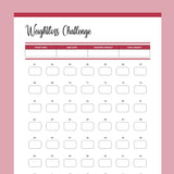 7 Week Weightloss Challenge - Red