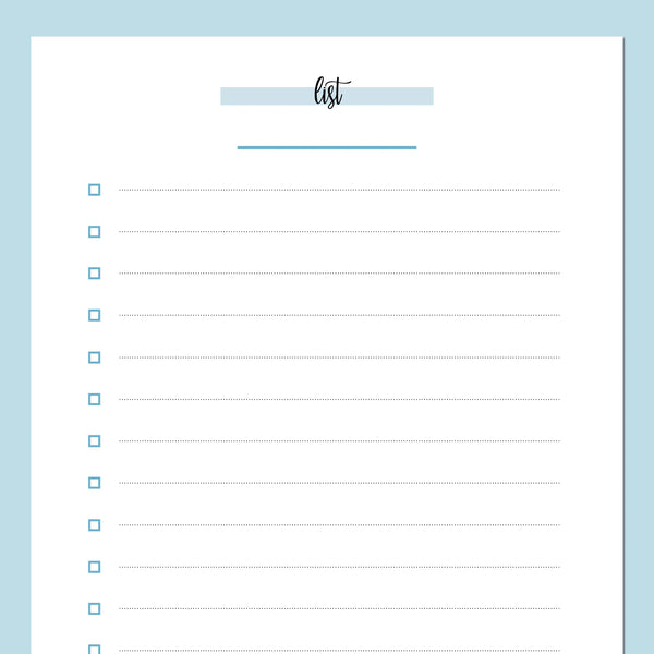 A5 Blank List Template | Printable PDF | Instant Download – Plan Print Land a5-blank-list-template-printable-pdf-instant-download-plan-print-land