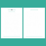 A5 Dot Grid Notes Template - 2 Version Overview