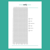 Anxiety Tracker Worksheet - Version 1 Overview