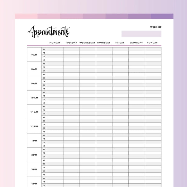 Appointment Planner Printable | Instant Download PDF | A4 and US Letter – Plan Print Land appointment-planner-printable-instant-download-pdf-a4-and-us-letter-plan-print-land