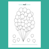 Balloon Mood Journal Template - Version 2 Preview
