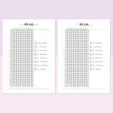 Bible Study Journal  - Lavender and Light Pink