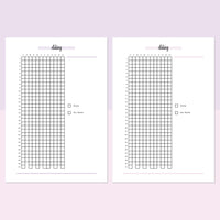 Daily Dating Journal A5 | Instant Download Printable Template – Plan ...