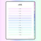Digital Daily Planner for goodnotes