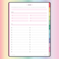 Digital Daily Task Checklist for Goodnotes