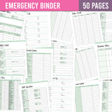 Emergency Binder Planner Pack