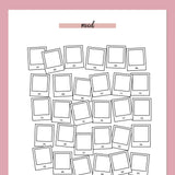Film Camera Mood Journal Template - Red
