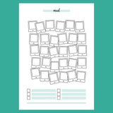 Film Camera Mood Journal Template - Version 1 Preview