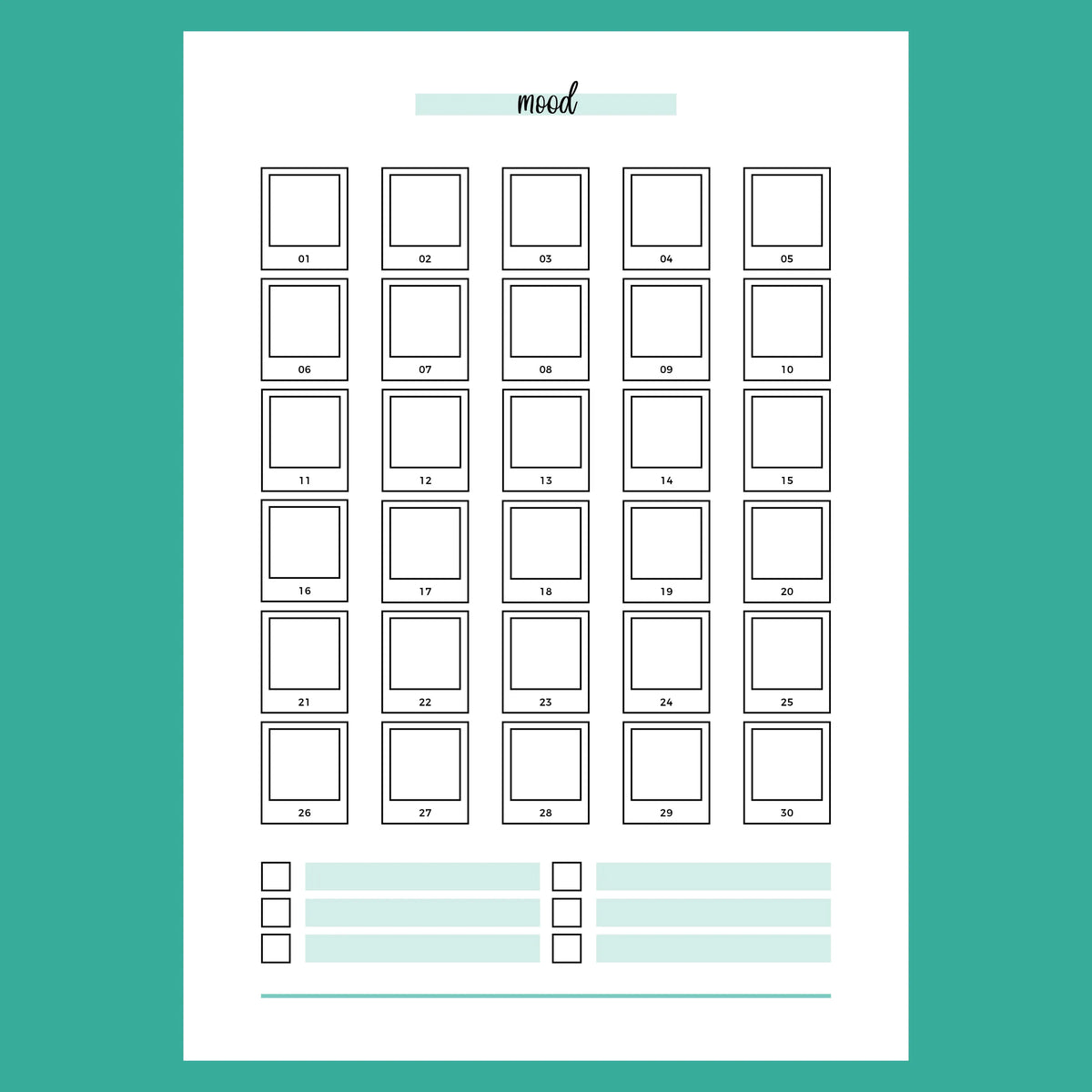 Film Camera Mood Journal Template | Printable PDF | Instant Download ...