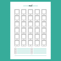 Film Camera Mood Journal Template - Version 2 Preview
