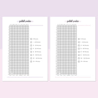 Football Practice Journal  - Lavender and Light Pink