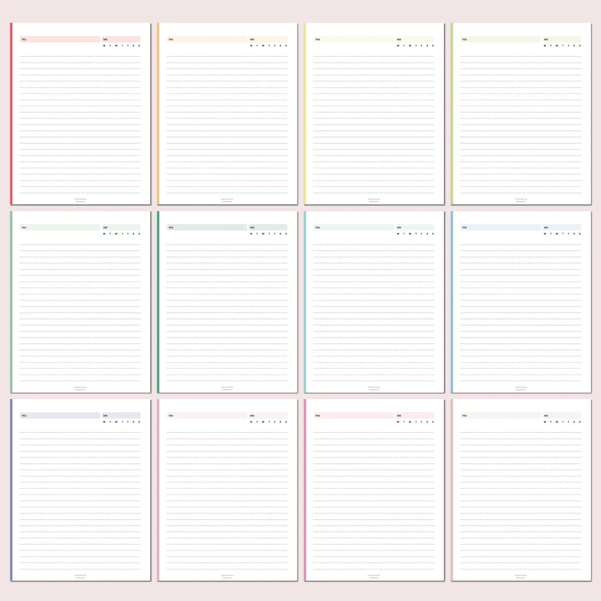 Free Digital Notebook Inserts - 10 Templates for Goodnotes – Plan Print ...