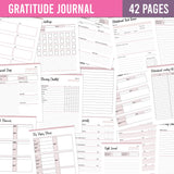 Gratitude Journal planner Pack