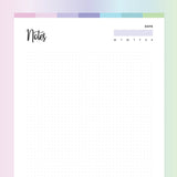 Notebook Downloadable Pdf Grid Notebook Template PDF | A4 & US Letter Sizes | Instant Download ...
