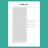 Healthy Eating Tracking Journal  - Version 1 Overview