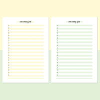 How I Overcame Feat Today Template - Light Yellow and Light Green
